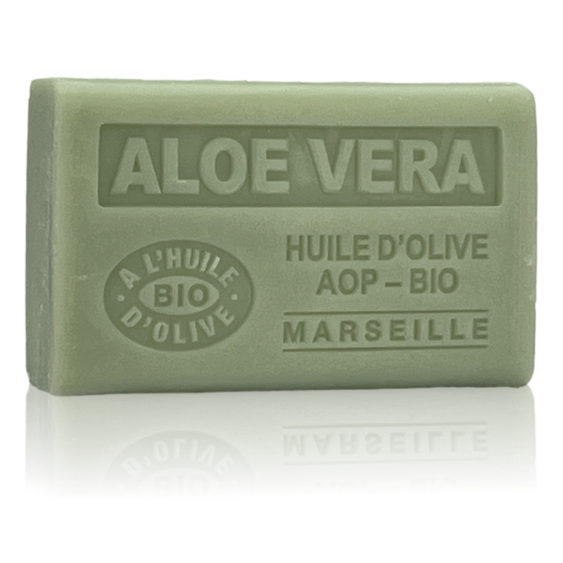 Savon à l'huile d'olive Bio parfumé à l'Aloe Vera 125g