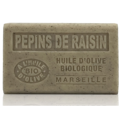 Savon à l'huile d'olive Bio parfumé au Pépin de Raisin 125g