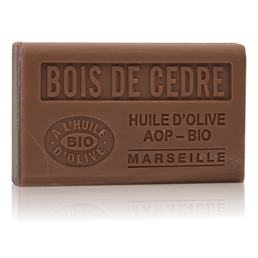 Organic Olive Oil Soap scented with Cedarwood 125g