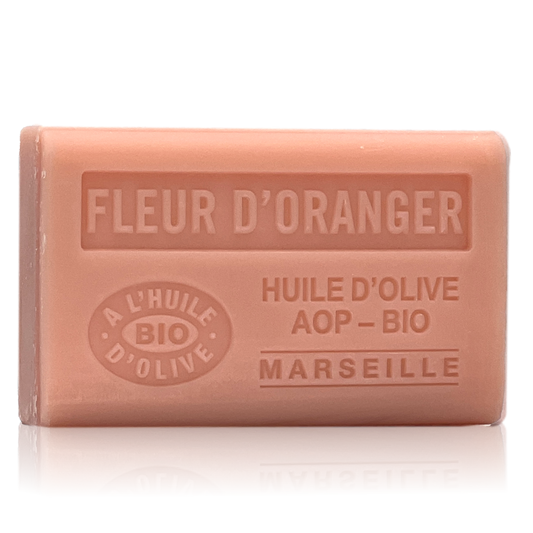 Organic Olive Oil Soap scented with Orange Blossom 125g