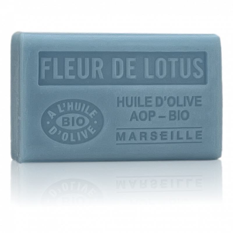 Savon à l'huile d'olive Bio parfumé à la Fleur de Lotus 125g